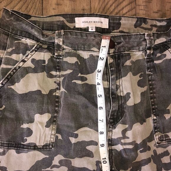 Camo Cargo Cotton Spandex Pants Cotton Spandex Stretch Comfort Waist 2 Pockets - Picture 9 of 17
